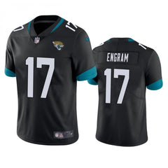 Men's Jacksonville Jaguars #17 Evan Engram Black Vapor Untouchable Limited Stitched Jersey 