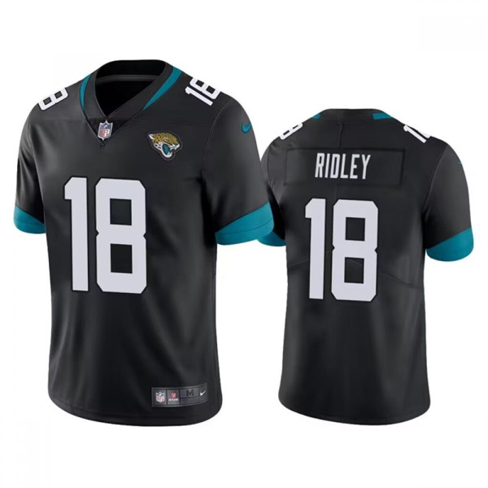 Men's Jacksonville Jaguars #18 Calvin Ridley Black Vapor Untouchable Limited Stitched Jersey 