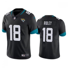 Men's Jacksonville Jaguars #18 Calvin Ridley Black Vapor Untouchable Limited Stitched Jersey 