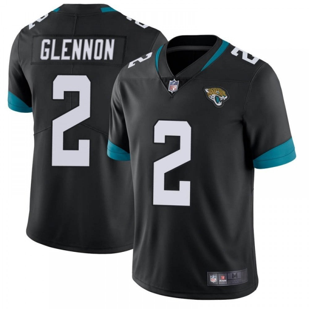 Men's Jacksonville Jaguars #2 Mike Glennon Black Vapor Untouchable Limited Stitched Jersey 