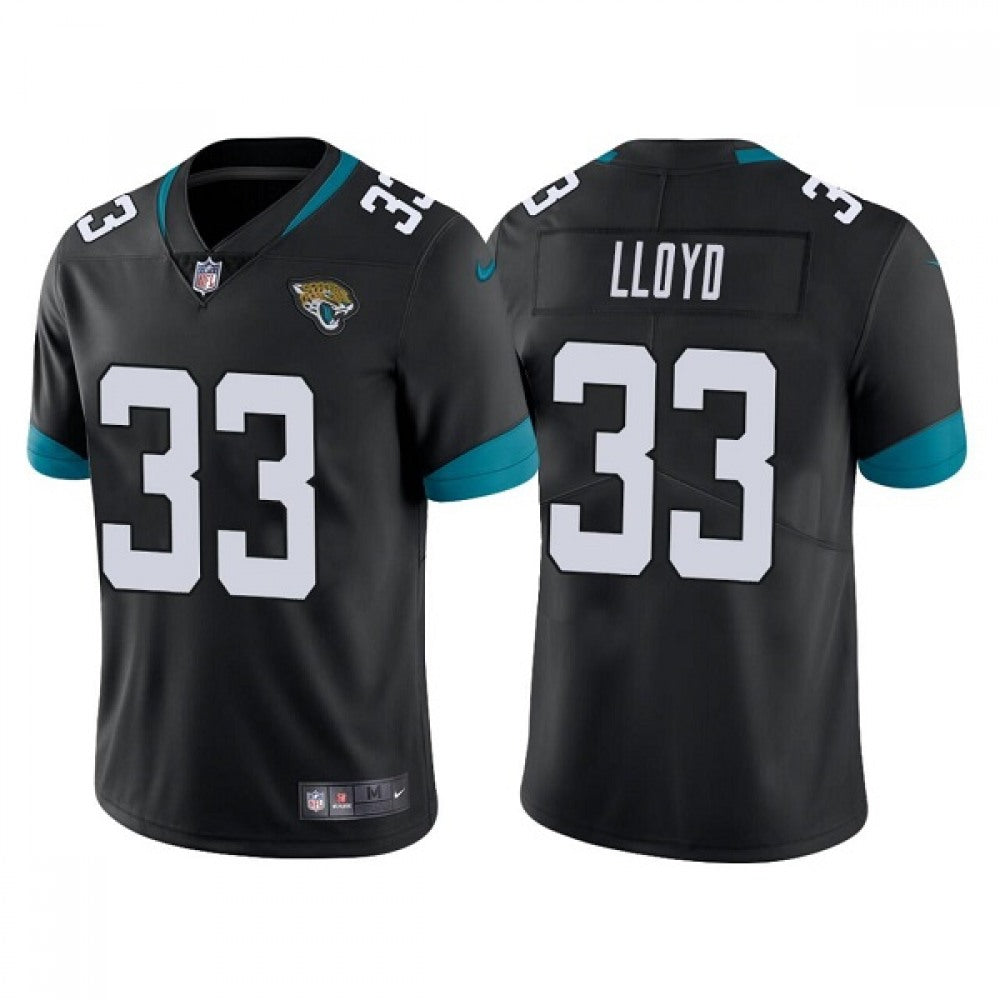 Men's Jacksonville Jaguars #33 Devin Lloyd Black Vapor Untouchable Limited Stitched Jersey 