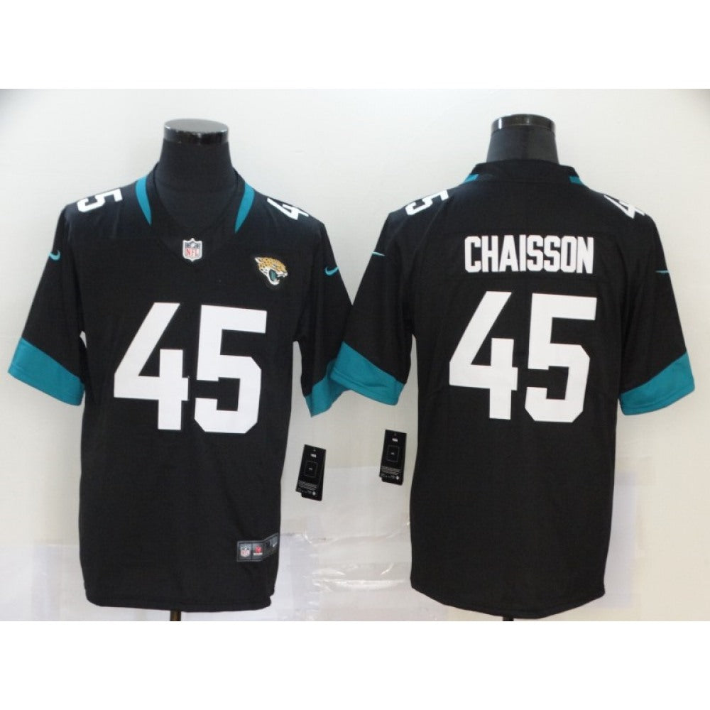 Men's Jacksonville Jaguars #45 K'Lavon Chaisson Black Vapor Untouchable Limited Stitched NFL Jersey 
