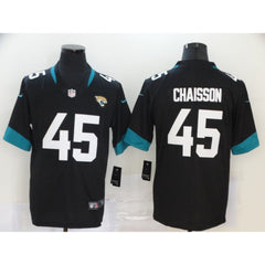Men's Jacksonville Jaguars #45 K'Lavon Chaisson Black Vapor Untouchable Limited Stitched NFL Jersey 