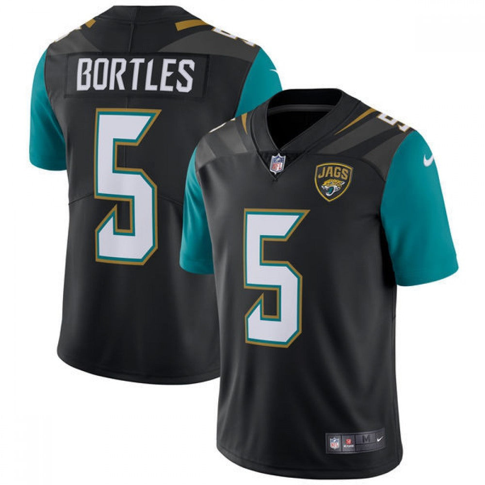 Men's Jacksonville Jaguars #5 Blake Bortles Black Vapor Untouchable Limited Stitched NFL Jersey 