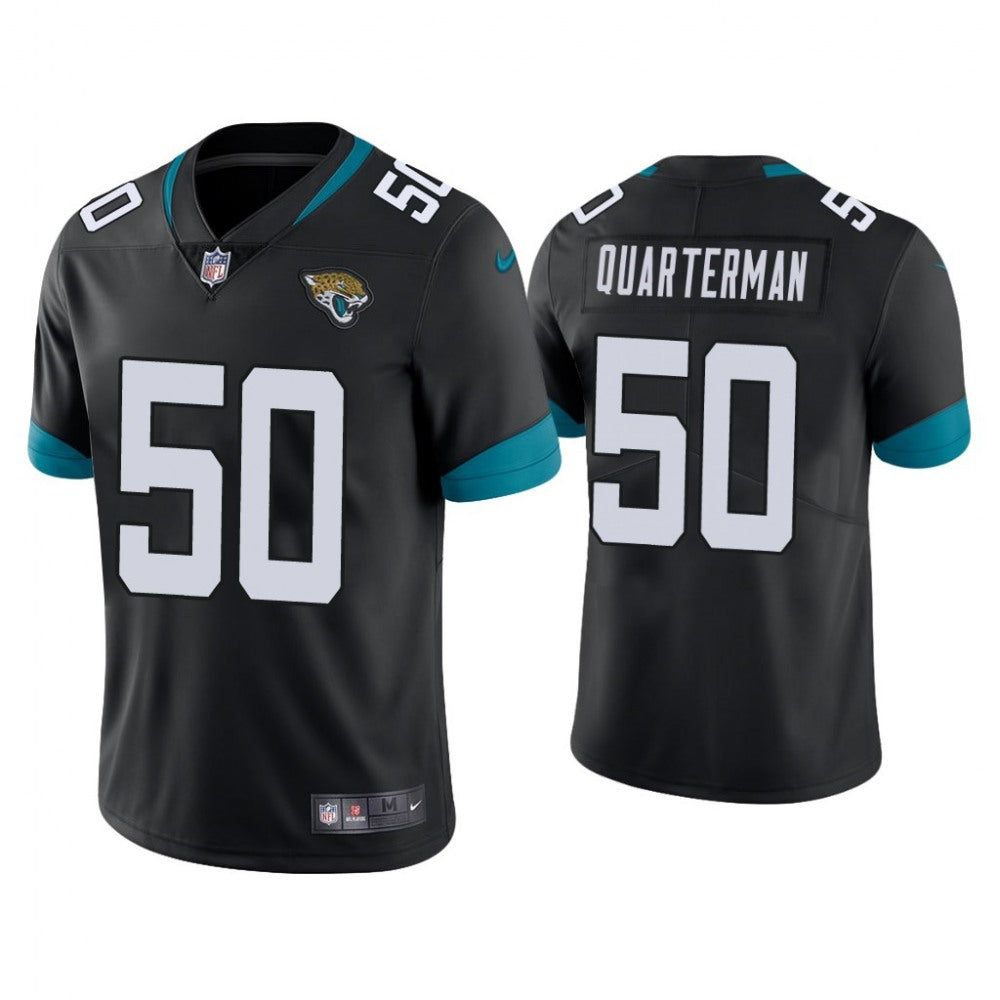 Men's Jacksonville Jaguars #50 Shaquille Quarterman Black Vapor Untouchable Limited Stitched Jersey 