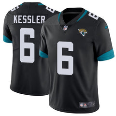 Men's Jacksonville Jaguars #6 Cody Kessler Black Vapor Untouchable Limited Stitched NFL Jersey 