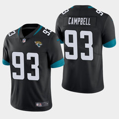 Men's Jacksonville Jaguars #93 Calais Campbell Black 2019 Vapor Untouchable Limited Stitched NFL Jersey 