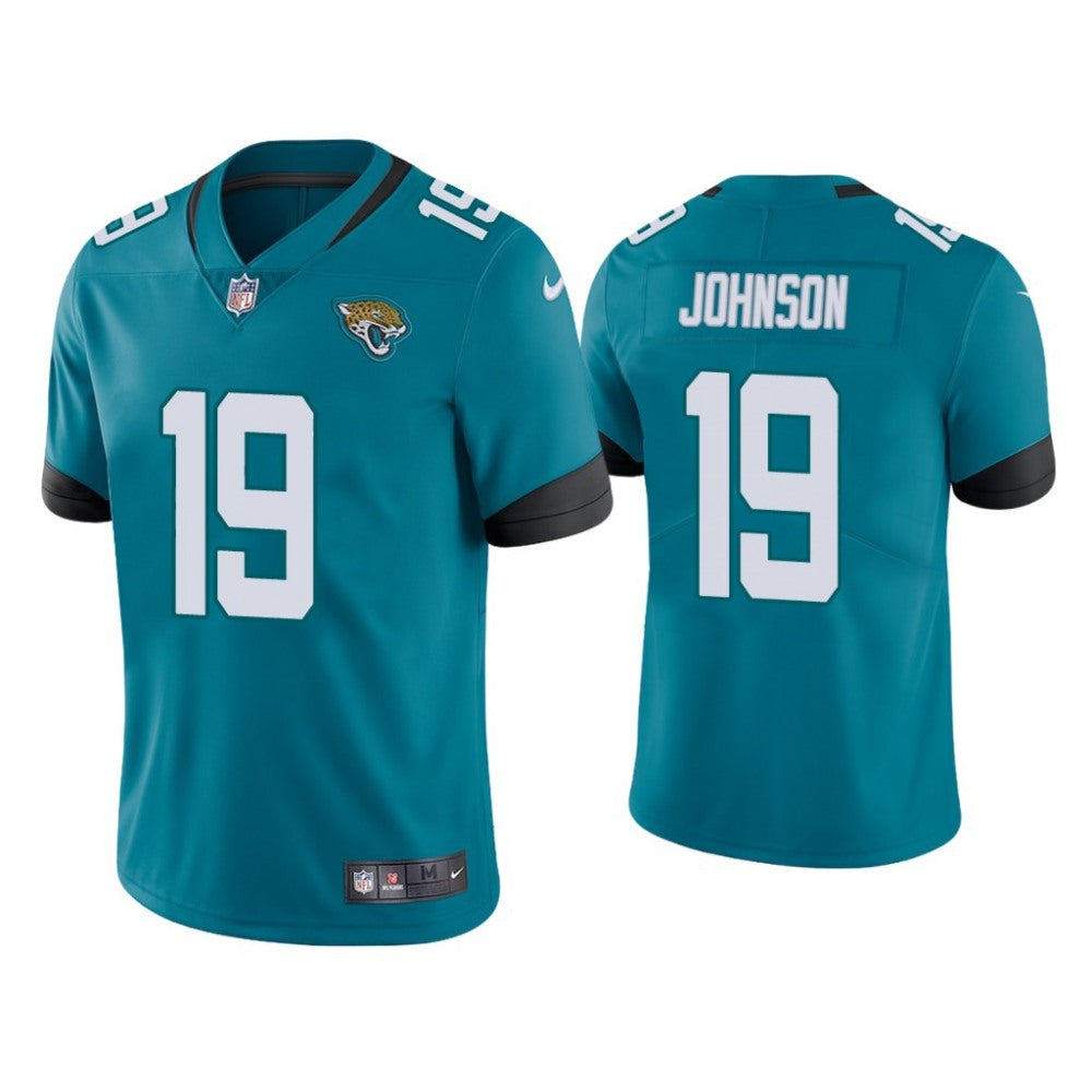 Men's Jacksonville Jaguars #19 Terry Godwin Blue Vapor Untouchable Limited Stitched Jersey 