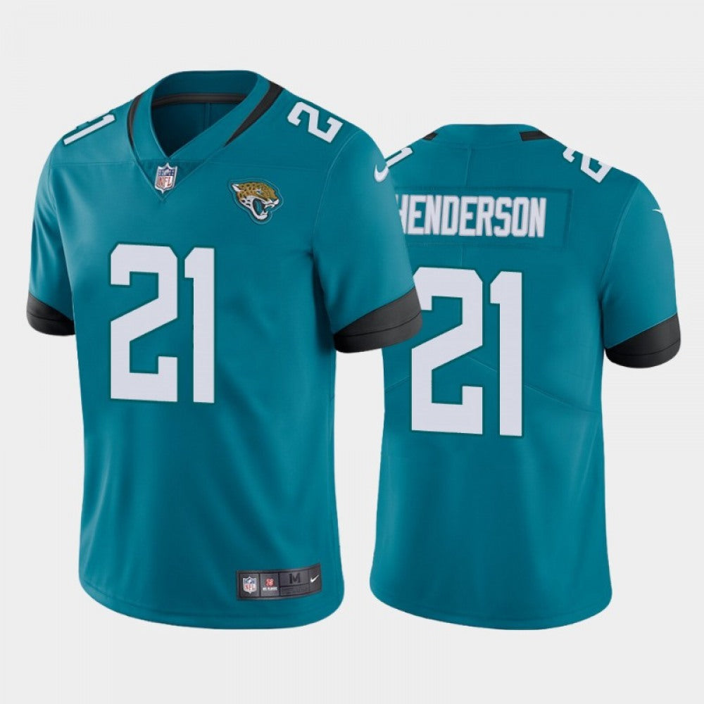 Men's Jacksonville Jaguars #21 CJ Henderson Blue Vapor Untouchable Limited Stitched Jersey 