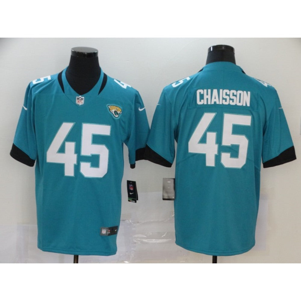 Men's Jacksonville Jaguars #45 K'Lavon Chaisson Blue Vapor Untouchable Limited Stitched NFL Jersey 