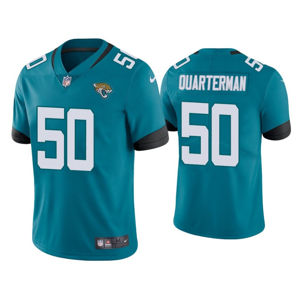 Men's Jacksonville Jaguars #50 Shaquille Quarterman Blue Vapor Untouchable Limited Stitched Jersey 