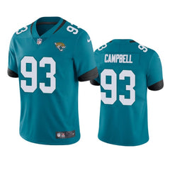 Men's Jacksonville Jaguars #93 Calais Campbell Blue 2019 Vapor Untouchable Limited Stitched NFL Jersey 