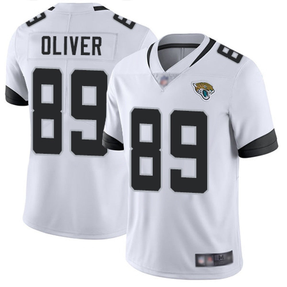 Men's Jacksonville Jaguars #89 Josh Oliver White Vapor Untouchable Limited Stitched NFL Jersey 
