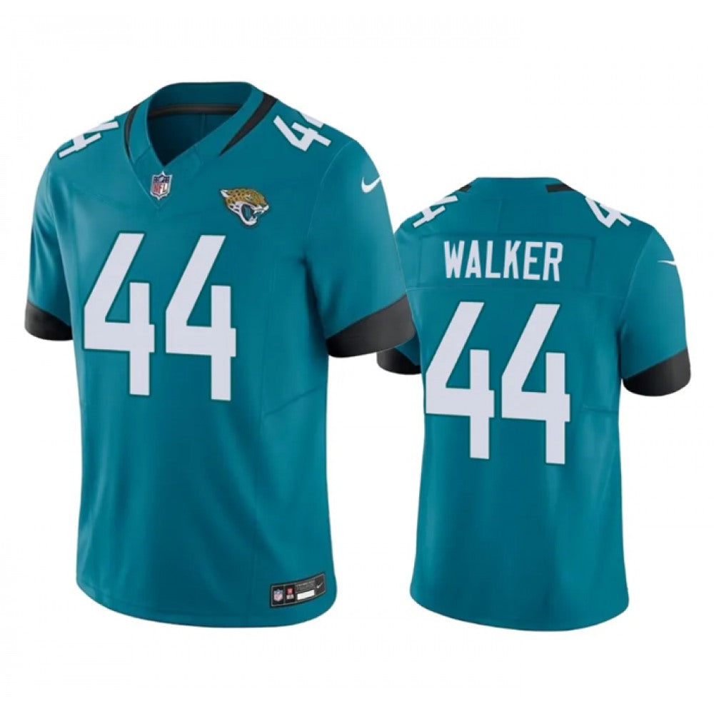 Men's Jacksonville Jaguars #44 Travon Walker Teal 2023 F.U.S.E Vapor Untouchable Limited Stitched Jersey 