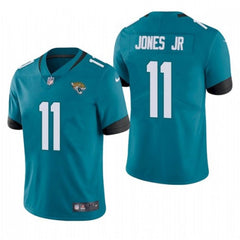 Men's Jacksonville Jaguars #11 Marvin Jones Jr. 2021 Teal Vapor Untouchable Limited Stitched Jersey 