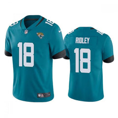Men's Jacksonville Jaguars #18 Calvin Ridley Teal Vapor Untouchable Limited Stitched Jersey 