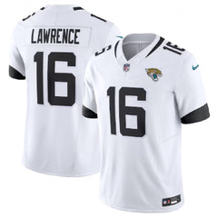 Men's Jacksonville Jaguars #16 Trevor Lawrence White 2023 F.U.S.E Vapor Untouchable Limited Stitched Jersey 