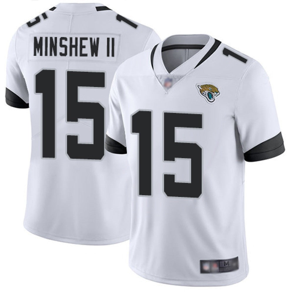 Men's Jacksonville Jaguars #15 Gardner Minshew II White Vapor Untouchable Limited Stitched NFL Jersey 