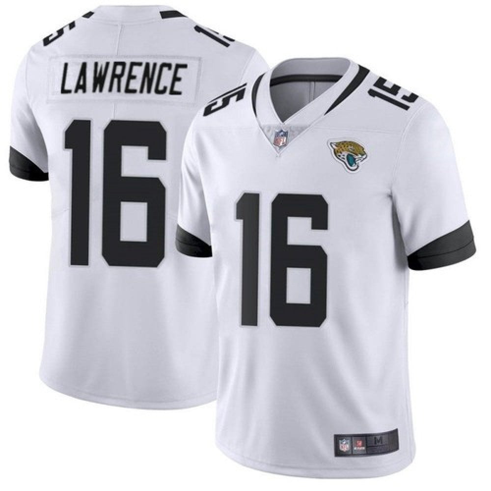 Men's Jacksonville Jaguars #16 Trevor Lawrence 2021 NFL Draft White Vapor Untouchable Limited Stitched Jersey 