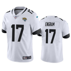 Men's Jacksonville Jaguars #17 Evan Engram White 2023 Vapor Untouchable Limited Stitched Jersey 