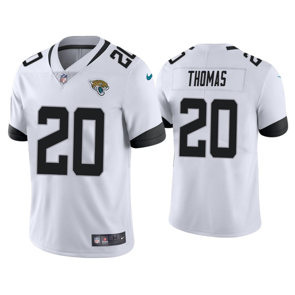 Men's Jacksonville Jaguars #20 Daniel Thomas White Vapor Untouchable Limited Stitched Jersey 