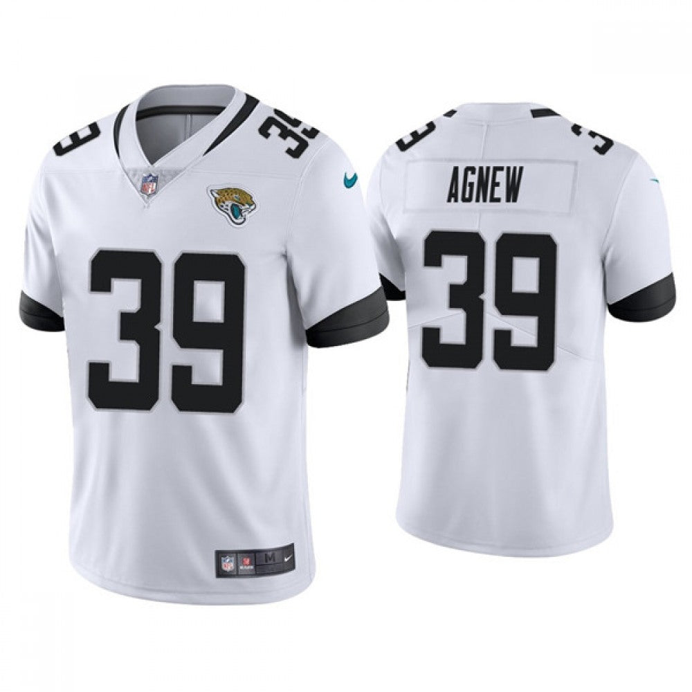 Men's Jacksonville Jaguars #39 Jamal Agnew 2021 White Vapor Untouchable Limited Stitched Jersey 