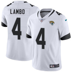 Men's Jacksonville Jaguars #4 Josh Lambo White Vapor Untouchable Limited Stitched NFL Jersey 