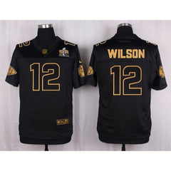 Chiefs #12 Albert Wilson Black Men's Stitched NFL Elite Pro Line Gold Collection Jersey 