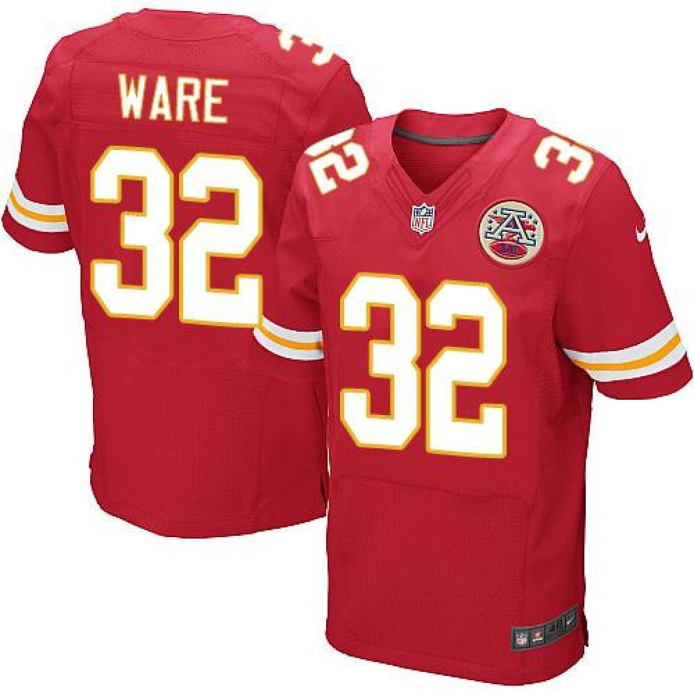 Chiefs #32 Spencer Ware Red Team Color Men's Stitched NFL Elite Jersey 