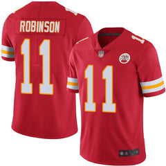 Men's Kansas City Chiefs #11 Demarcus Robinson Red Vapor Untouchable Limited Stitched NFL Jersey 