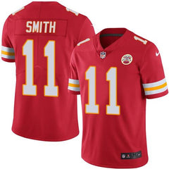 Men's Kansas City Chiefs #11 Alex Smith Red Team Color Vapor Untouchable Limited Stitched NFL Jersey 