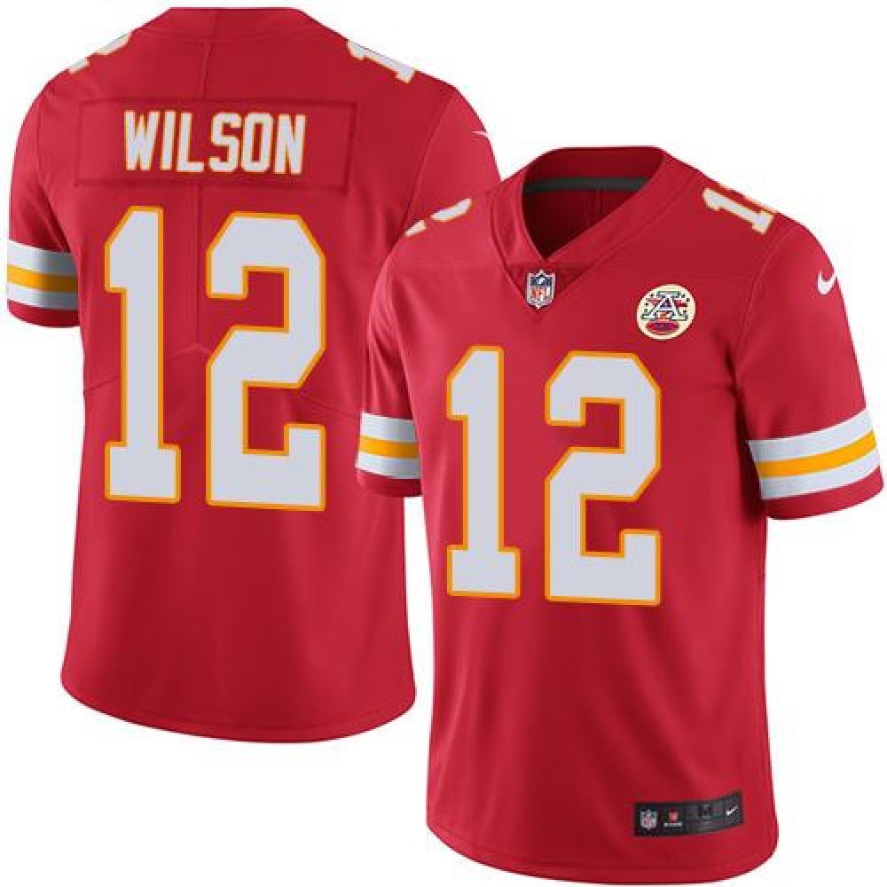 Chiefs #12 Albert Wilson Red Men's Stitched NFL Limited Rush Jersey 