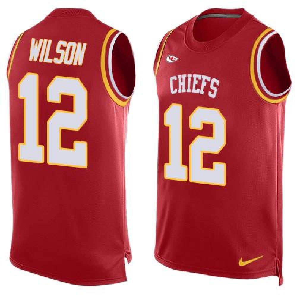 Chiefs #12 Albert Wilson Red Team Color Men's Stitched NFL Limited Tank Top Jersey 