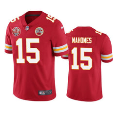 Men's Kansas City Chiefs #15 Patrick Mahomes Red 2019 60th Anniversary Limited Stitched NFL Jersey 