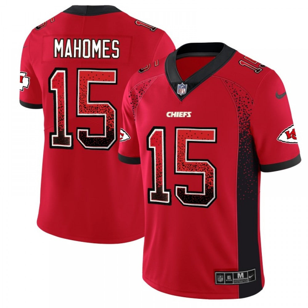 Men's Kansas City Chiefs #15 Patrick Mahomes Red 2018 Drift Fashion Color Rush Limited Stitched NFL Jersey 