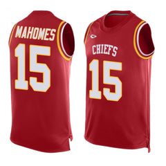 Men's Kansas City Chiefs #15 Patrick Mahomes Red Limited Stitched Jersey 