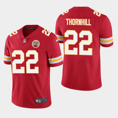Men's Kansas City Chiefs #22 Juan Thornhill Red Vapor Untouchable Limited Stitched NFL Jersey 