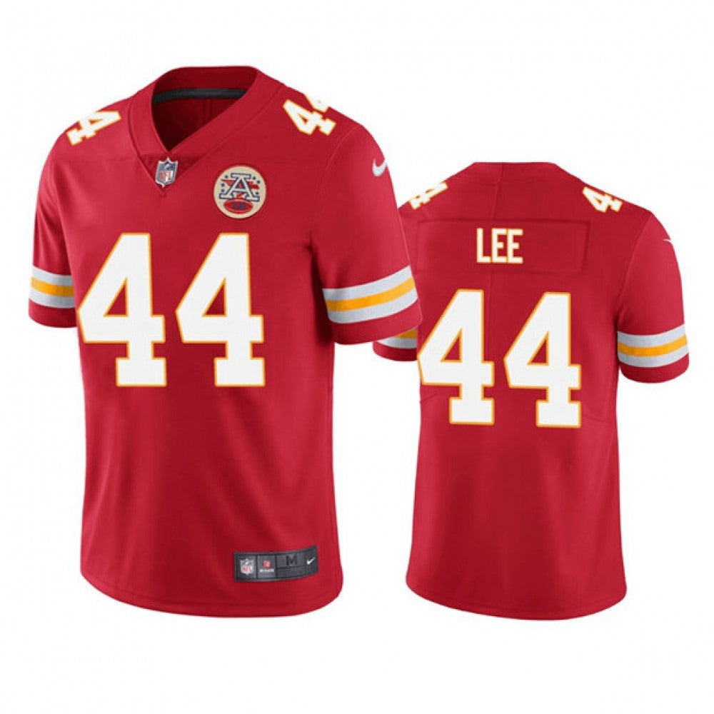 Men's Kansas City Chiefs #44 Elijah Lee Red Vapor Untouchable Limited Stitched Football Jersey 