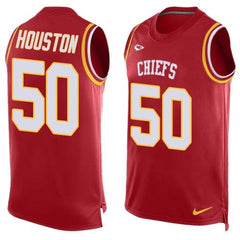 Chiefs #50 Justin Houston Red Team Color Men's Stitched NFL Limited Tank Top Jersey 
