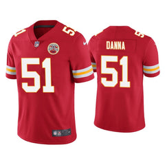 Men's Kansas City Chiefs #51 Michael Danna Red Vapor Untouchable Limited Stitched Jersey 