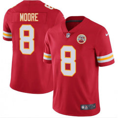 Men's Kansas City Chiefs #8 Matt Moore Red Vapor Untouchable Limited Stitched NFL Jersey 