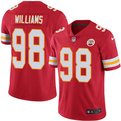 Men's Kansas City Chiefs #98 Xavier Williams Red Vapor Untouchable Limited Stitched NFL Jersey 