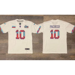 Men's Kansas City Chiefs #10 Isiah Pacheco White Super Bowl LVII Patch Vapor Untouchable Limited Stitched Jersey 