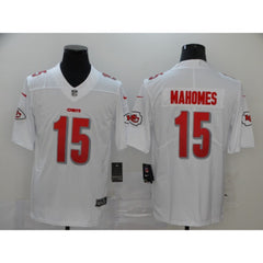 Men's Kansas City Chiefs #15 Patrick Mahomes White Vapor Untouchable Limited Stitched Jersey 