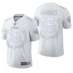Men's Kansas City Chiefs #15 Patrick Mahomes White Special Edition Limited Stitched Jersey 