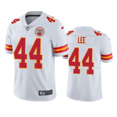 Men's Kansas City Chiefs #44 Elijah Lee White Vapor Untouchable Limited Stitched Football Jersey 