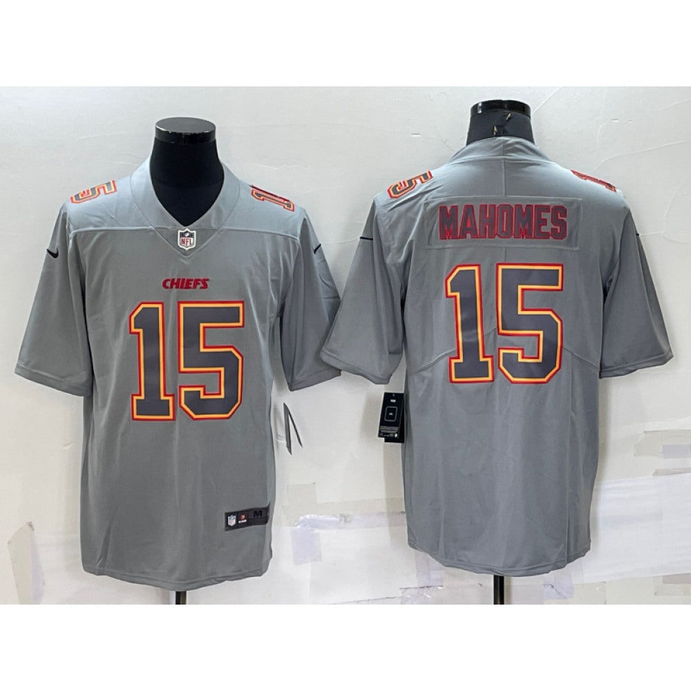 Men's Kansas City Chiefs #15 Patrick Mahomes Atmosphere Fashion Stitched Jersey 