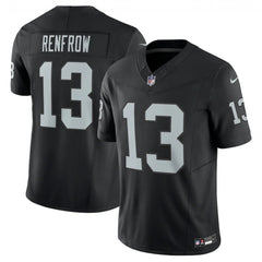 Men's Las Vegas Raiders #13 Hunter Renfrow Black 2023 F.U.S.E Vapor Untouchable Stitched Football Jersey 