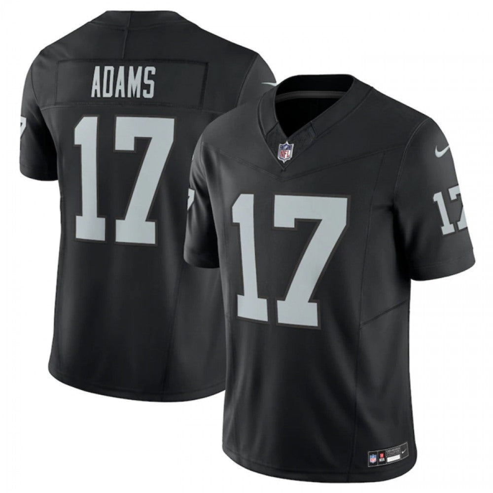 Men's Las Vegas Raiders #17 Davante Adams Black 2023 F.U.S.E Vapor Untouchable Stitched Football Jersey 