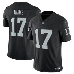 Men's Las Vegas Raiders #17 Davante Adams Black 2023 F.U.S.E Vapor Untouchable Stitched Football Jersey 